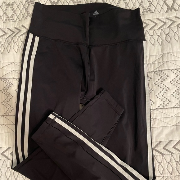 SOLD- Adidas three stripe leggings - Picture 2 of 5
